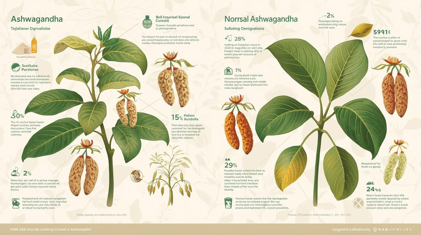 KSM-66 Ashwagandha vs. Normales Ashwagandha: Unterschiede, Vorteile und Wirkung